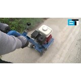 Scarificator beton - Freza de beton BTSP10H cu motor pe benzina Honda GX160, putere 5,5CP, latime de frezare 200mm