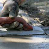 Gletiera de mana Magnesium Hand Float BTMF16 406x80mm cu maner dur cauciucat pentru finisarea pardoselilor din beton