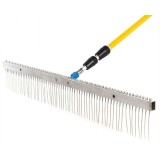 Perie abraziva metalica pentru periat beton, latime perie 600mm, lungime maner extensibil 6m