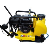 Placa compactoare MS90B-4U STRONG, motor HONDA GX160, 5,5CP, 83kg cu Kit stropire apa, talpa din OTEL si KIT ROTI transport