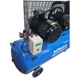 Compresor de aer W3090/8 AIRMAX, debit aer aspirat 900 l/min, capacitate butelie 200 L, presiune 8bar, 400V