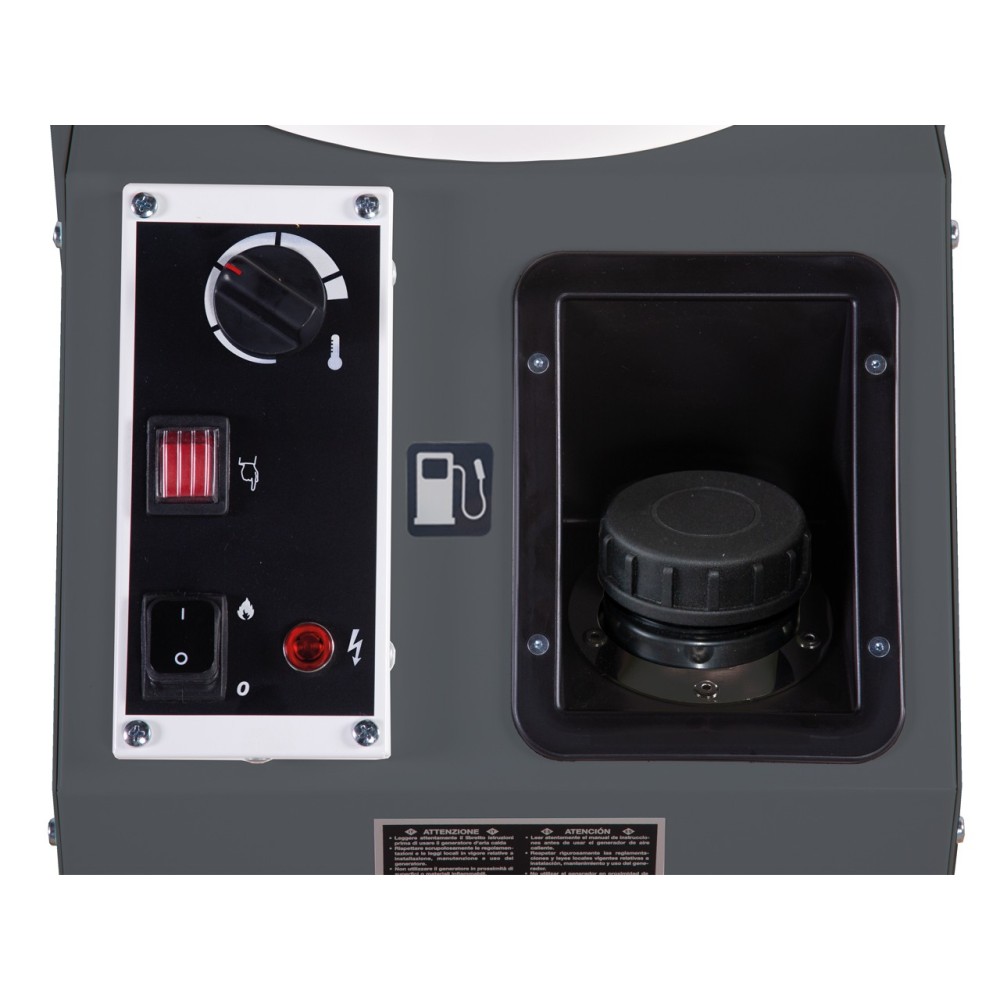 Generator caldura FIX pe motorina, VERTIGO, putere 18,2kW, tensiune 230V, debit aer 1750mcb/h