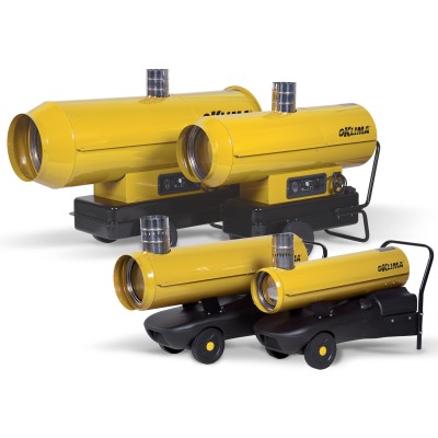 Tun de caldura cu ardere indirecta SE120 OKLIMA, putere 34kW, debit aer 1150mcb/h, motorina, 230V