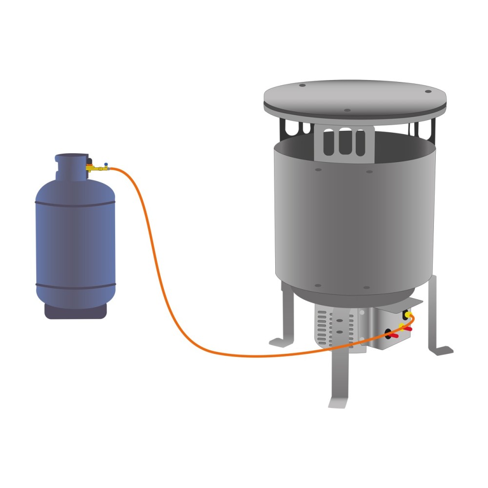 Incalzitor GW32 BIEMMEDUE pe GPL, putere calorica 31,4kW, pornire MANUALA