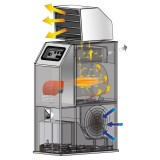 Generator caldura FIX pe motorina, CONFORT 70 BIEMMEDUE, putere 70kW, tensiune 230V, debit aer 6000mcb/h