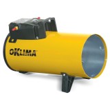 Incalzitor pe GPL SG80M OKLIMA, carcasa metal, putere 18,58kW, debit 520mcb, 230V, pornire MANUALA