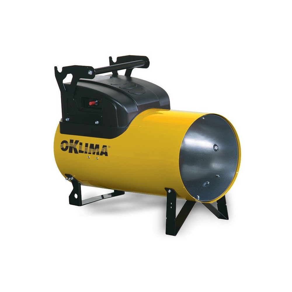 Incalzitor pe GPL SG180A OKLIMA, carcasa metal, putere 46,73kW, debit 1250mcb, 230V, pornire AUTOMATA