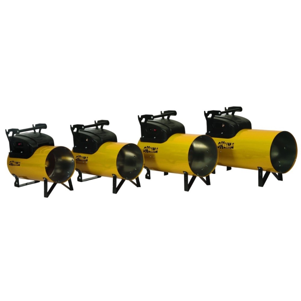 Incalzitor pe GPL SG80M OKLIMA, carcasa metal, putere 18,58kW, debit 520mcb, 230V, pornire MANUALA