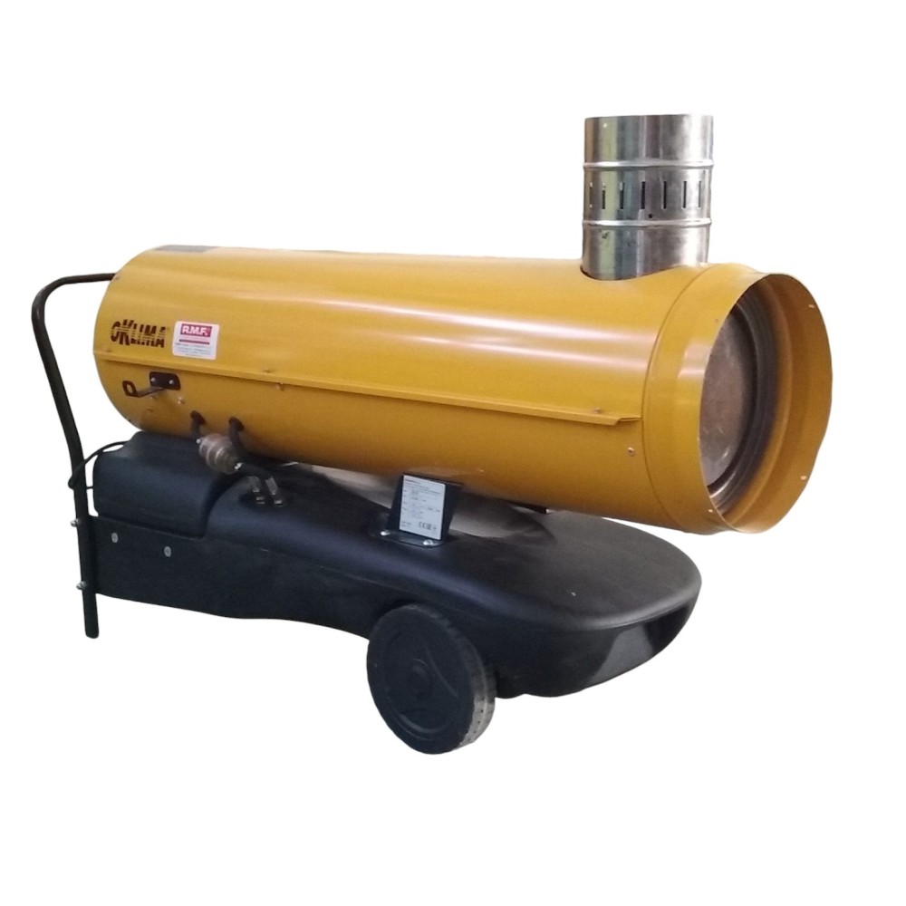 Tun de caldura cu ardere indirecta SE120 OKLIMA, putere 34kW, debit aer 1150mcb/h, motorina, 230V