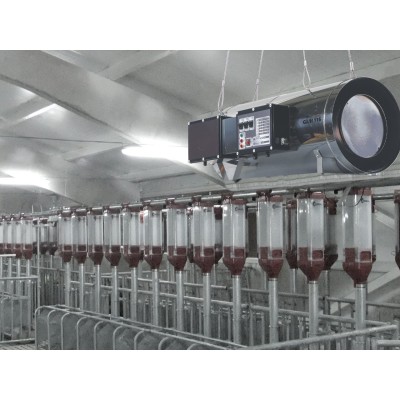 Tun de caldura SUSPENDAT cu ardere directa GA/N 70 BIEMMEDUE, putere 71kW, debit aer 4700mcb/h, GAZ METAN