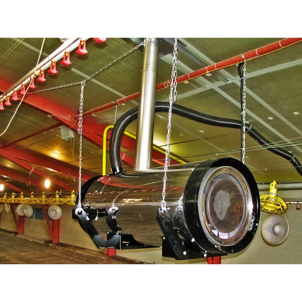 Tun de caldura SUSPENDAT, cu ardere indirecta, BH100 BIEMMEDUE, putere 99,45kW, debit 8500mcb/h, pe GAZ METAN
