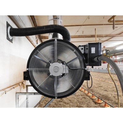 Tun de caldura SUSPENDAT, cu ardere indirecta, BH50 BIEMMEDUE, putere 50,02kW, debit 4500mcb/h, pe GAZ PROPAN