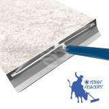 Sape de tras beton (Rake beton) din aluminiu, model BLUE, marca STRONG, dimensiuni 495x105x1530mm