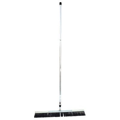 Perie pentru periat beton pe suport PVC cu latimea 1000mm si Maner telescopic cu lungimea de 4m