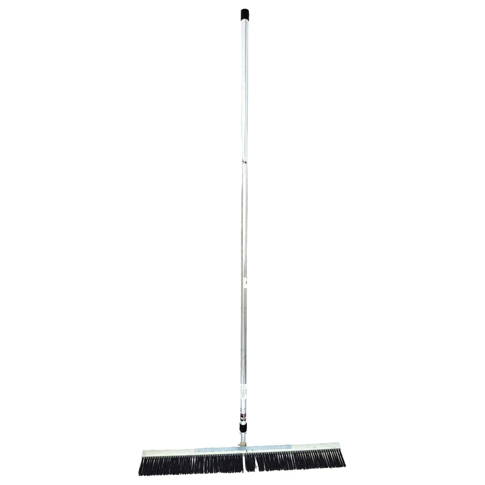 Perie pentru periat beton pe suport PVC cu latimea 1000mm si Maner telescopic cu lungimea de 4m