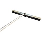 Perie pentru periat beton pe suport PVC cu latimea 1000mm si Maner telescopic cu lungimea de 6m