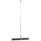Perie pentru periat beton pe suport PVC cu latimea 1000mm si Maner telescopic cu lungimea de 6m