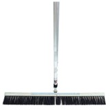 Perie pentru periat beton pe suport PVC cu latimea 1000mm si Maner telescopic cu lungimea de 8m