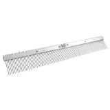 Perie metalica METAL STRONG pentru perierea betonului latime 900mm, distanta intre dinti 12.7mm si doua manere din aluminiu 1.8m