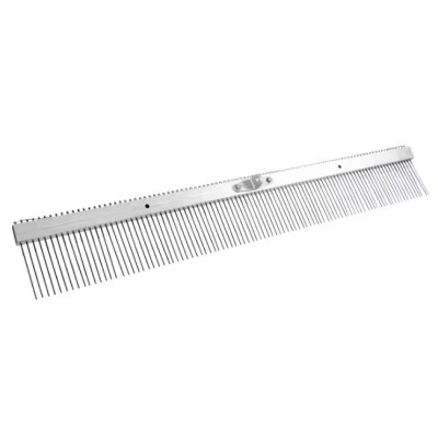 Perie metalica METAL STRONG pentru perierea betonului latime 1200mm, distanta intre dinti 19mm si 2 manere din aluminiu 1.8m