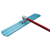 Gletiera manuala bidirectionala din magneziu, dimensiuni 1200x200mm cu articulatie STRONG, cu maner din aluminiu 1,8m