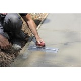 Gletiera de mana din Otel-Carbon si maner PVC pentru finisat beton 356x102mm AM-BET STRONG drept/drept
