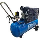 Compresor de aer ZA65-100L-10bar AIRMAX, debit aer aspirat 386 l/min, capacitate butelie 100 L, presiune 10bar, 230V