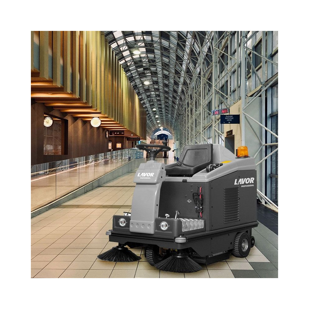 Mașină de măturat LAVOR SWL R 1000 ET, electrică 24V, 6200 m²/h