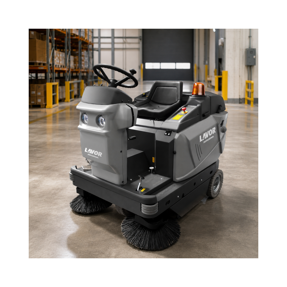 Mașină de măturat LAVOR SWL R 1100 DT Diesel YANMAR, 9.700 m²/h