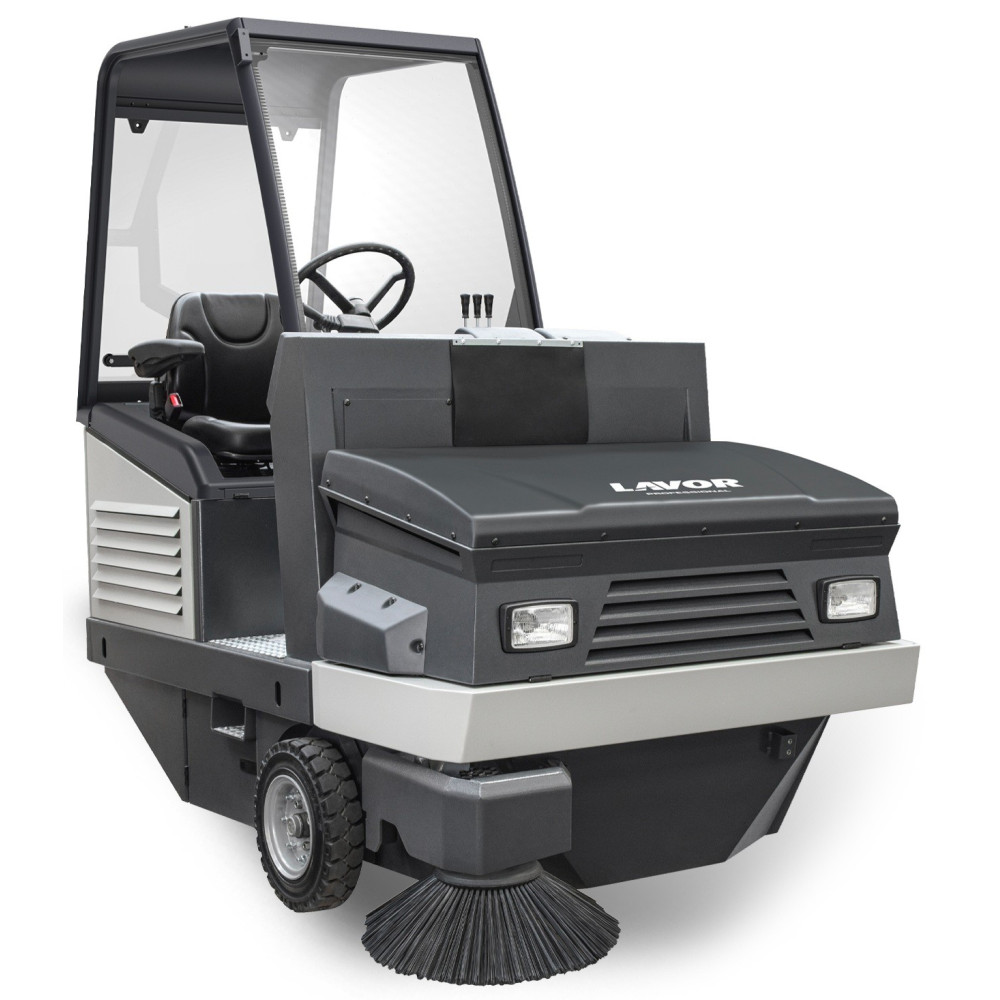 Mașină de măturat LAVOR SWL R 1300 DT BIN-UP, Diesel Kubota, 19.200 m²/h
