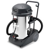 Aspirator profesional praf și lichide LAVOR TAURUS IR 2WAYS, 3 motoare, 78L, inox basculant, pentru 2 operatori