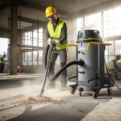 Aspirator industrial LAVOR SMX-R 80, 3000W, 80L, inox