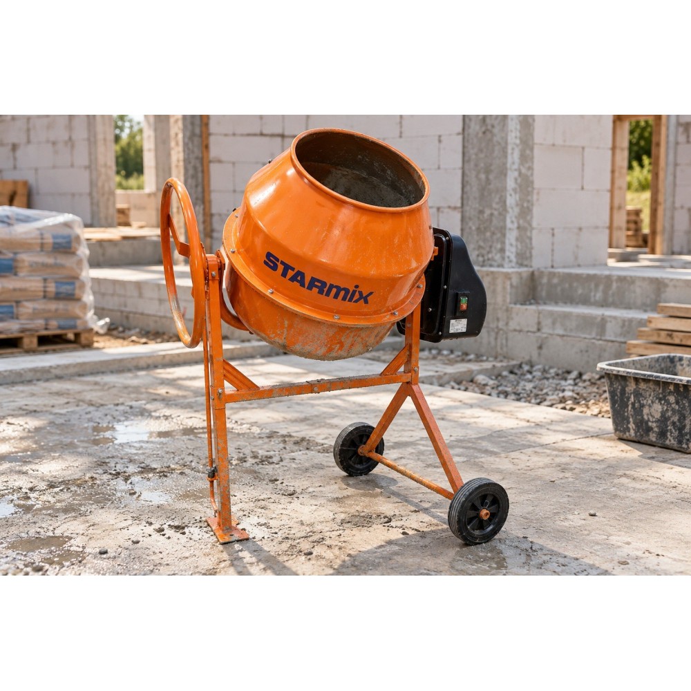 Betonieră STARMIX CMH180L, 180 L, 650 W, 230 V | SIFEE