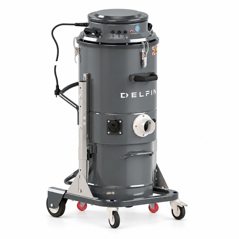 Aspirator industrial DELFIN DM3 EL 3450W, 60L, 230V