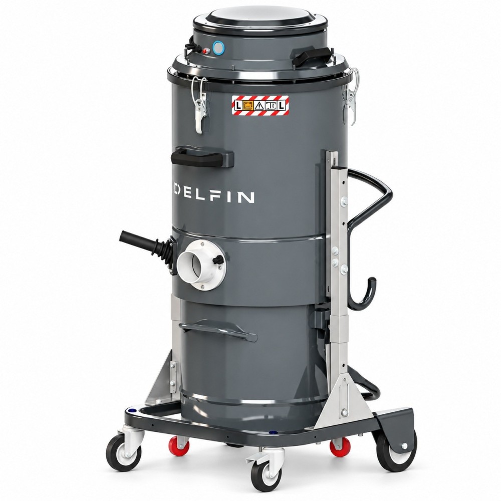 Aspirator industrial DELFIN DM3 EL 3450W, 60L, 230V