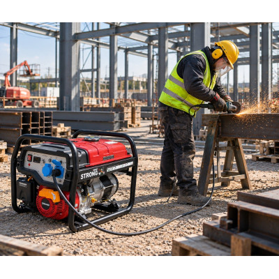 Generator curent STRONG SC5000-III, 4.8 kW, AVR, 230V | SIFEE