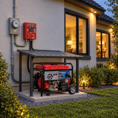Generator MLG7000EA + ATS93, 6.5 kVA, AVR, automatizare | SIFEE