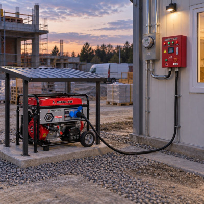 Generator MLG7000EA + ATS93, 6.5 kVA, AVR, automatizare | SIFEE