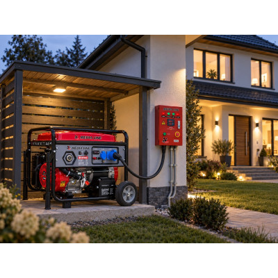Generator MLG9100EA + ATS93, 8.0 kVA, AVR, automatizare | SIFEE