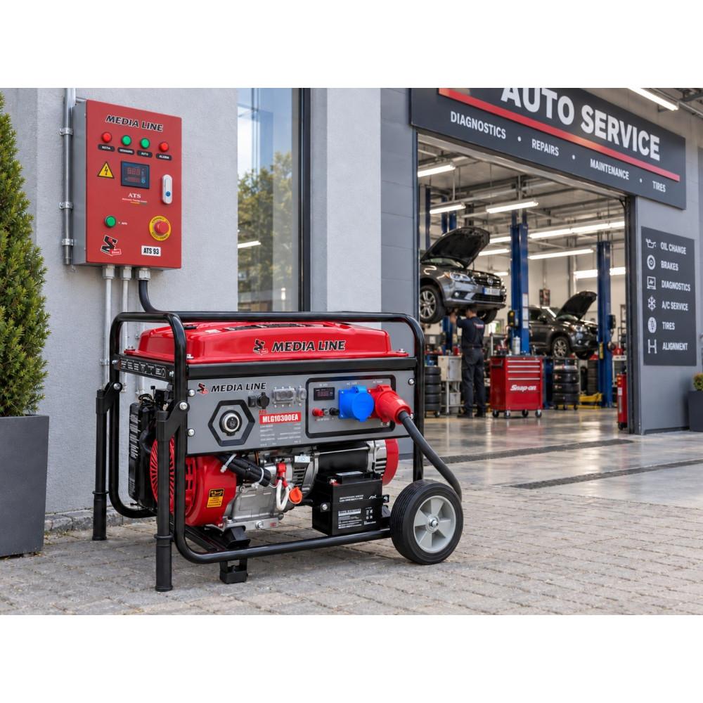 Generator trifazat MLG10300EA + ATS93, 10 kVA, AVR | SIFEE