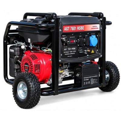 Generator AGT 7601 HSBE + AT409, 6.6 kVA, Honda GX390, AVR | SIFEE