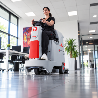 COMAC INNOVA 55B CB – Mașină spălat pardoseli cu om la bord, 560 mm | SIFEE