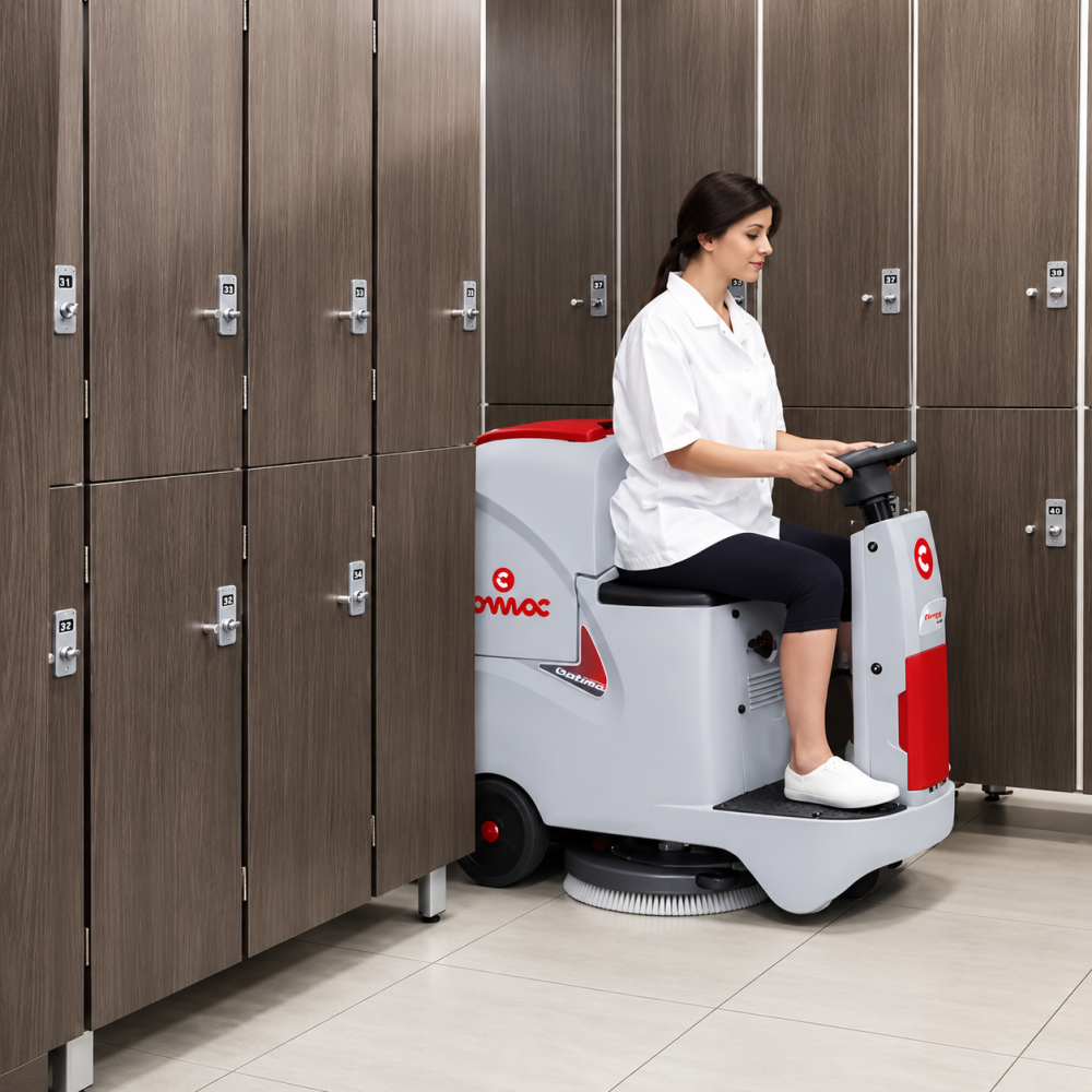 COMAC INNOVA 55B CB – Mașină spălat pardoseli cu om la bord, 560 mm | SIFEE
