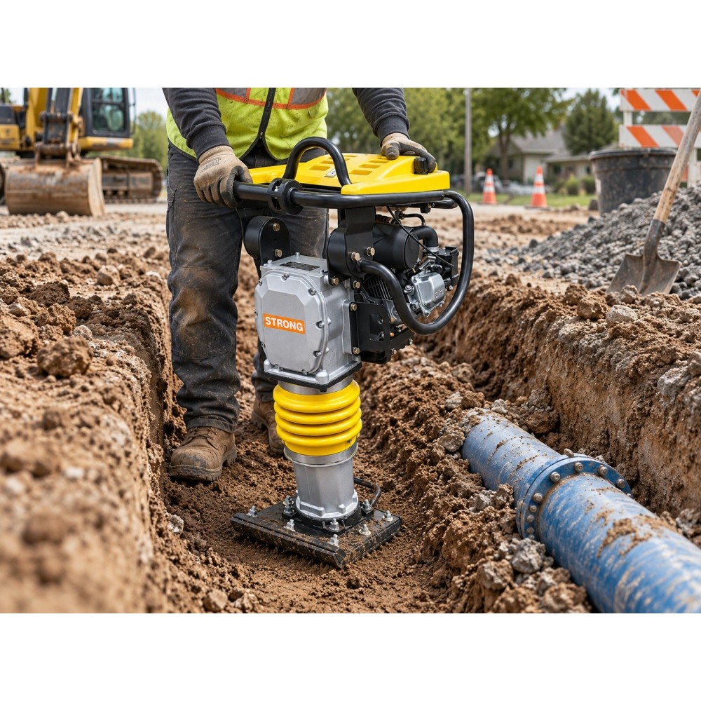 Mai compactor STRONG SG80LC, 4,1 CP, 13 kN, 70 kg | SIFEE