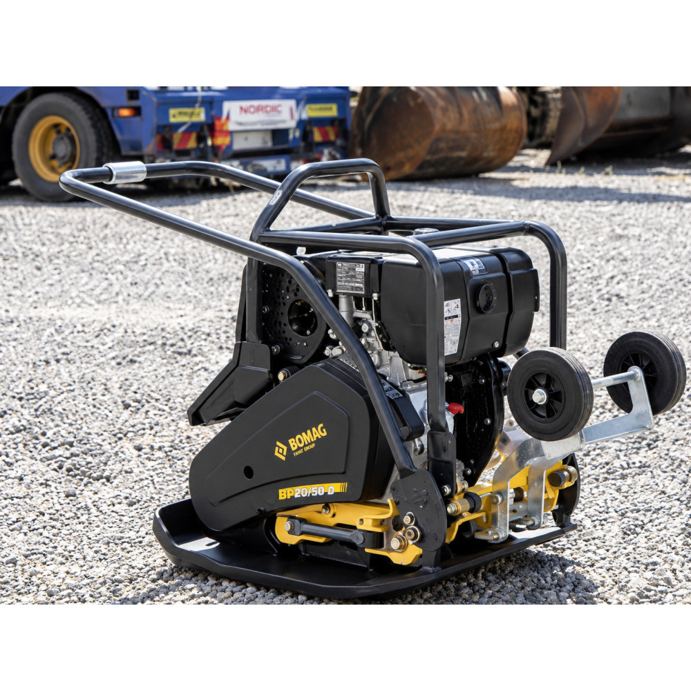 Placă compactoare BOMAG BP 20/50, Honda GX160, 20 kN, 500 mm