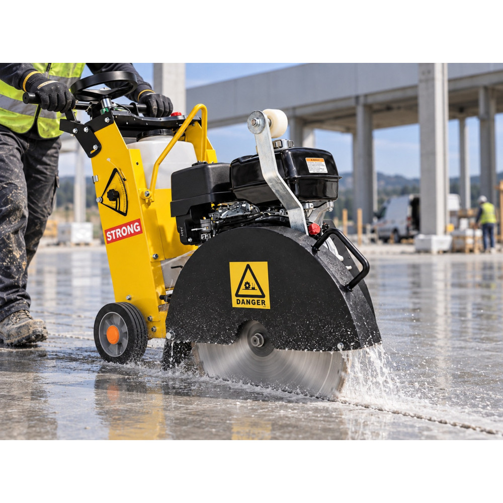 Mașină tăiat beton/asfalt STRONG TF500-4, Honda GX390, disc 500 mm