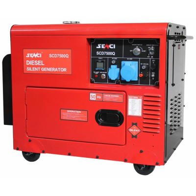 Generator diesel SENCI SCD7500QN ATS, 6 kVA, 230 V
