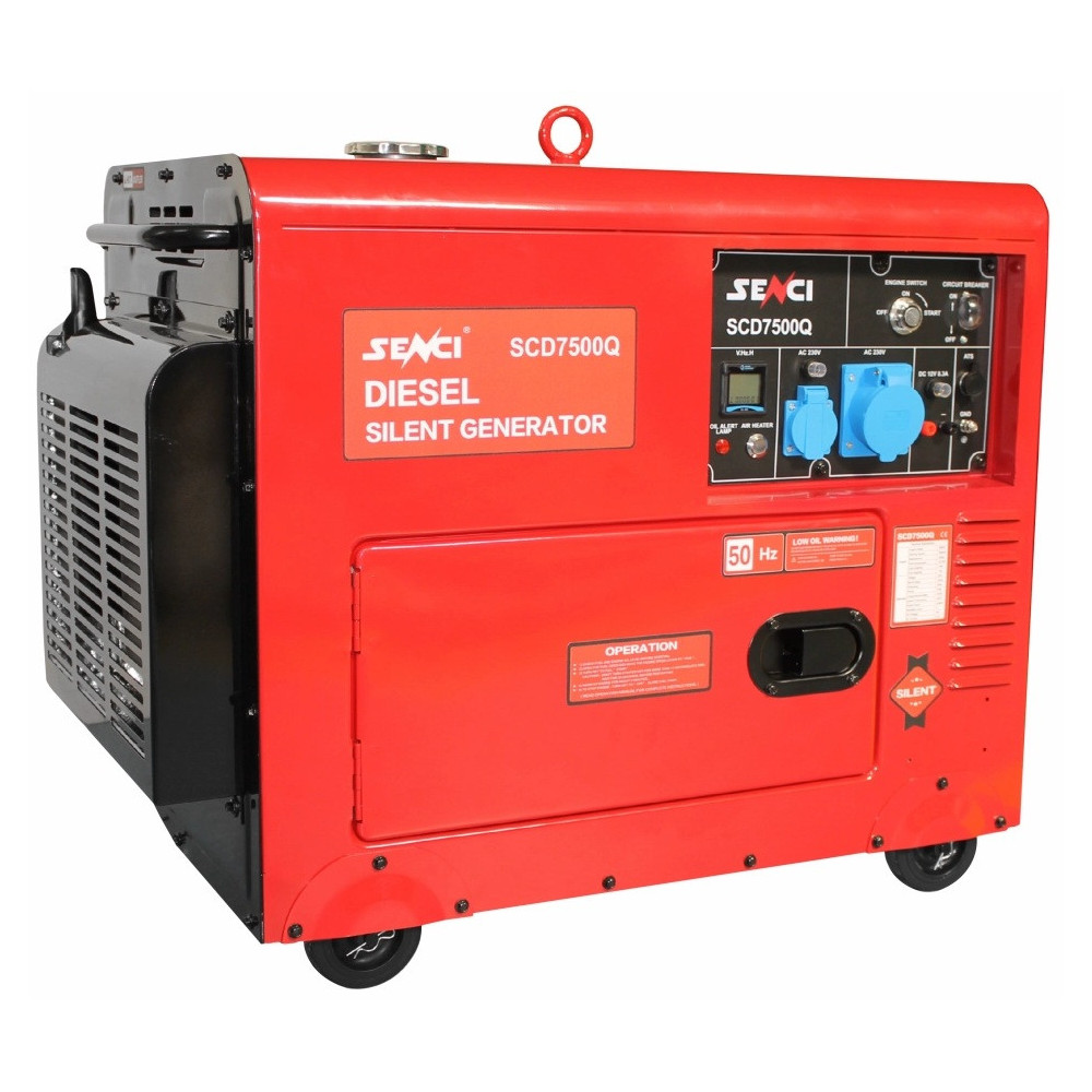 Generator diesel SENCI SCD7500QN ATS, 6 kVA, 230 V