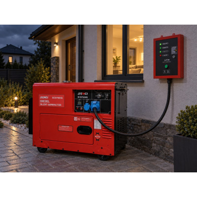 Generator diesel SENCI SCD7500QN ATS, 6 kVA, 230 V