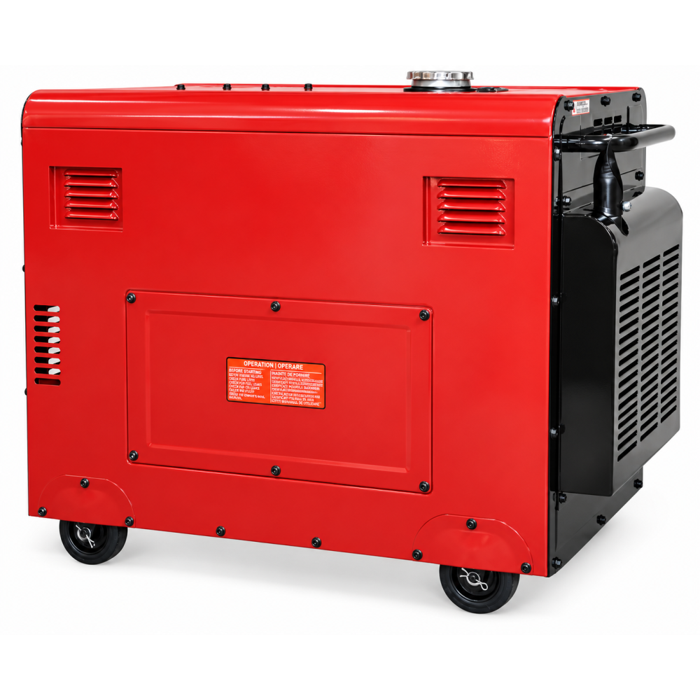 Generator diesel SENCI SCD7500TEQ + ATS, 6,9 kVA, 230/400 V